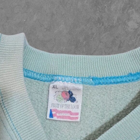 Vintage Face 2 Face Attitude Pullover Sweatshirt Women's XL Distressed - Picture 6 of 6